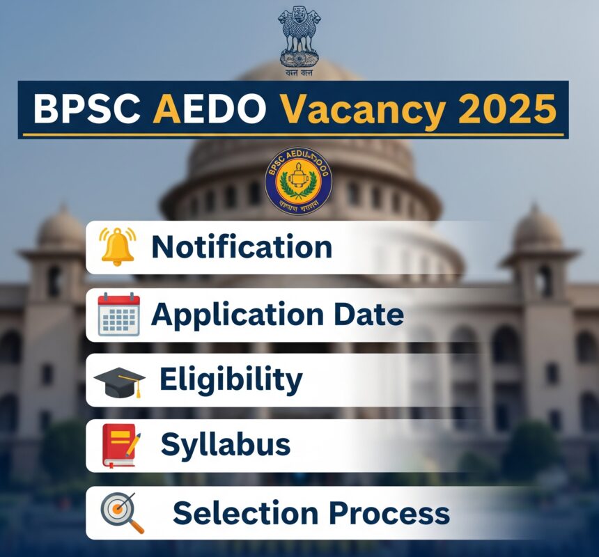 BPSC AEDO Vacancy 2025