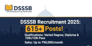 DSSSB Recruitment 2025