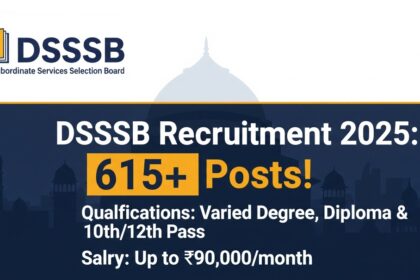 DSSSB Recruitment 2025