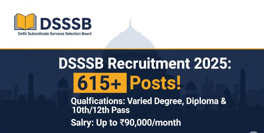 DSSSB Recruitment 2025