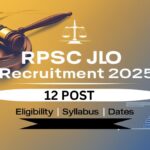 RPSC JLO Recruitment 2025