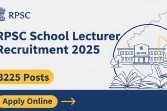 RPSC School Lecturer Recruitment 2025