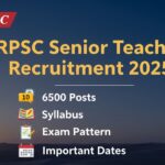 RPSC Senior Teacher Recruitment 2025