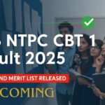 RRB NTPC CBT-1 Result 2025