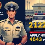 UP Police SI Recruitment 2025 apply online for 4543 Post