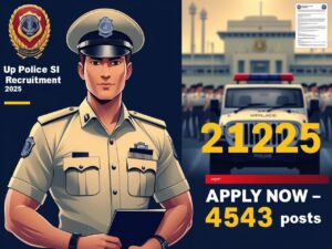 UP Police SI Recruitment 2025 apply online for 4543 Post