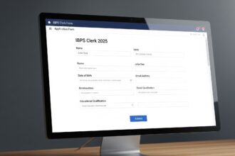 ibps clerk application form 2025