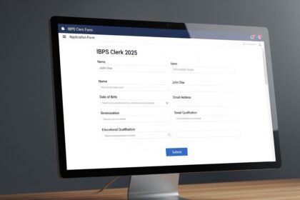 ibps clerk application form 2025