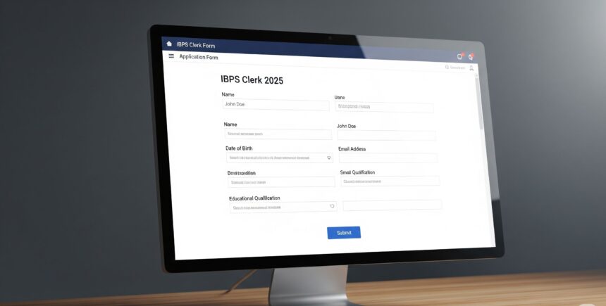 ibps clerk application form 2025