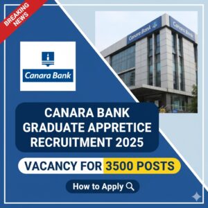 Canara Bank Graduate Apprentice Recruitment 2025