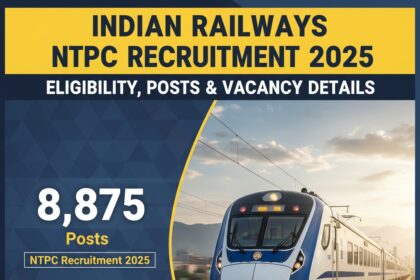 Indian Railways NTPC Recruitment 2025 for 8,875 Posts
