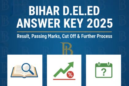 Bihar D.El.Ed Answer Key 2025