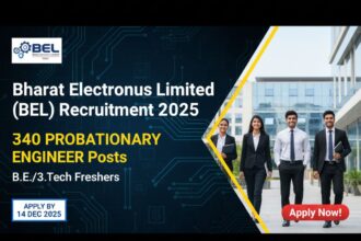 भारत इलेक्ट्रॉनिक्स लिमिटेड (BEL) भर्ती 2025