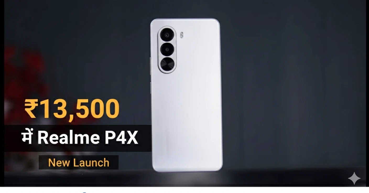 ₹13,500 में Realme P4X