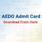 BPSC AEDO Admit Card 2026