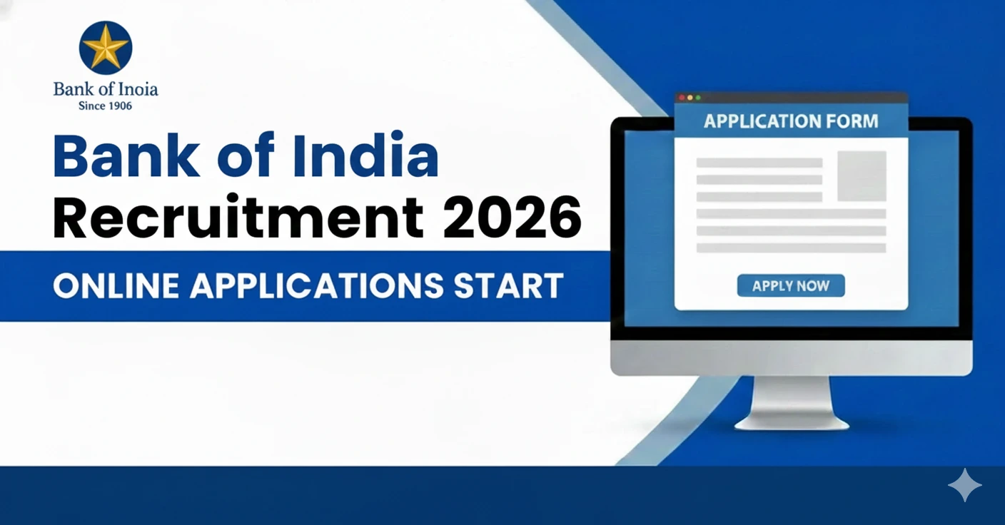Bank of India Recruitment 2026:जानें आवेदन प्रक्रिया और योग्यता