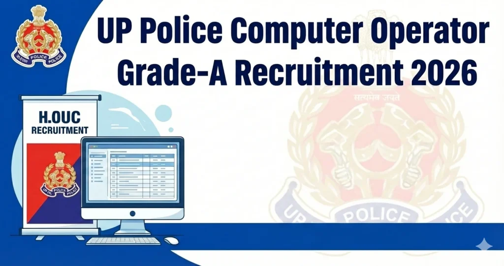 UP Police Computer Operator Grade-A Recruitment 2026