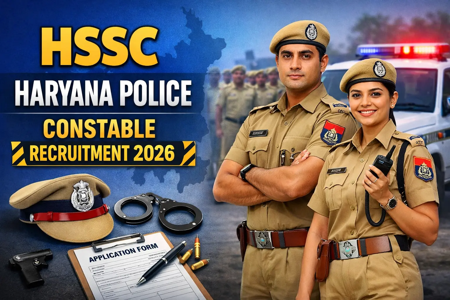 HSSC Haryana Police Constable Recruitment 2026: 5500 पदों पर निकली भर्ती, जानें योग्यता और आवेदन प्रक्रिया