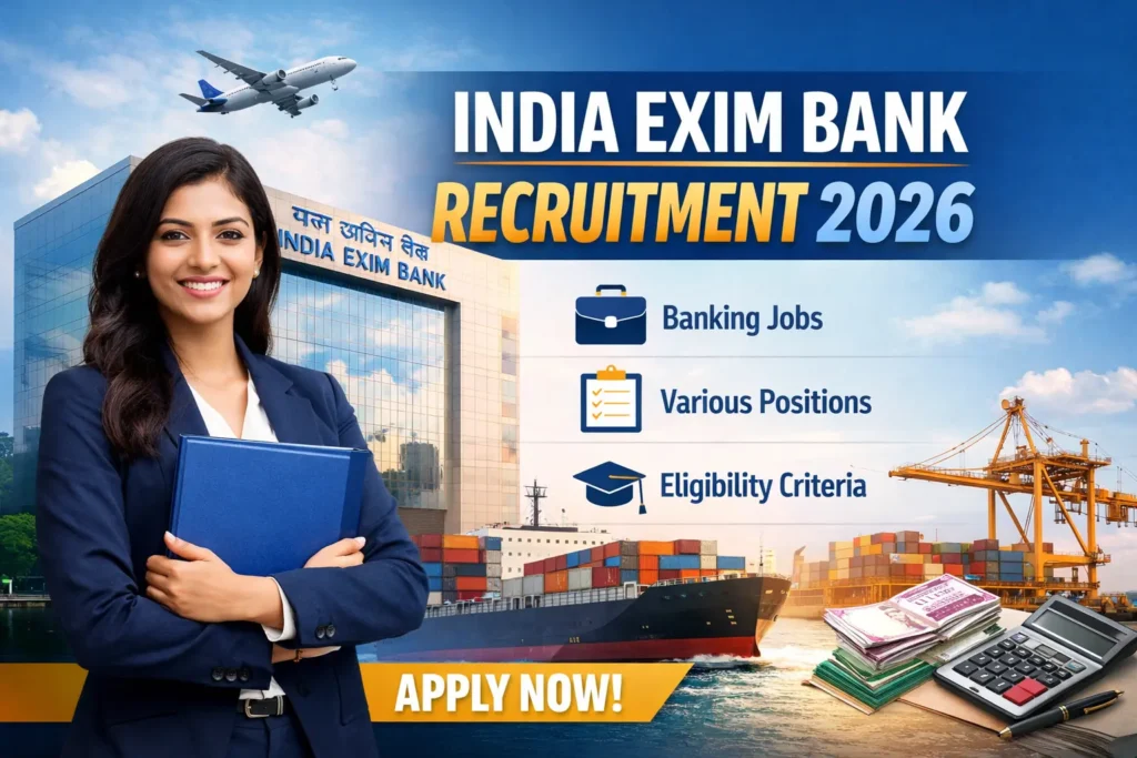 India Exim Bank Recruitment 2026