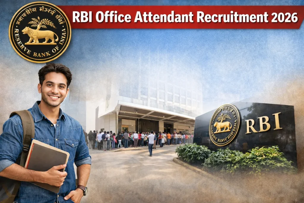 RBI Office Attendant Recruitment 2026