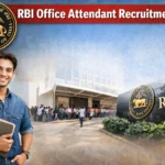 RBI Office Attendant Recruitment 2026