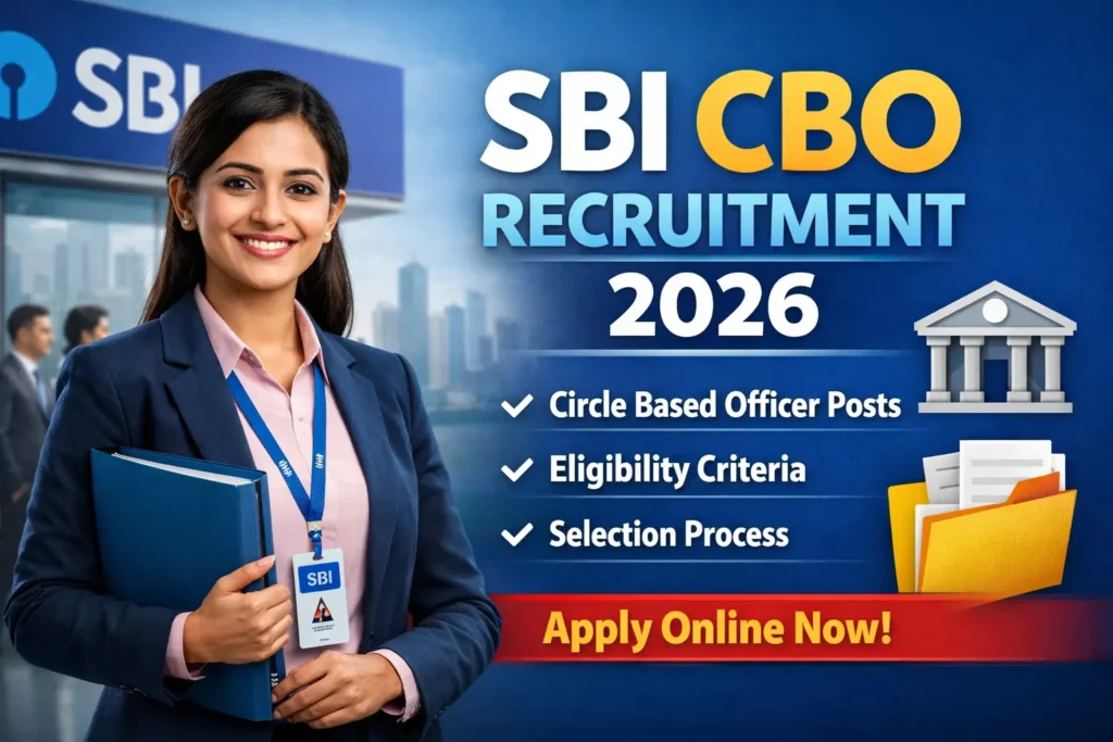 SBI CBO Recruitment 2026