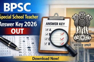 BPSC Special School Teacher Answer Key 2026 OUT