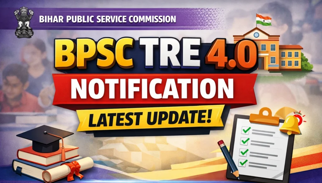 BPSC TRE 4.0 Notification Latest Update