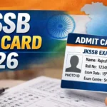 JKSSB Admit Card 2026 Download