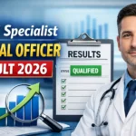 BTSC Specialist Medical Officer Result 2026