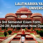 LNMU UG 3rd Semester Exam Form 2024-28