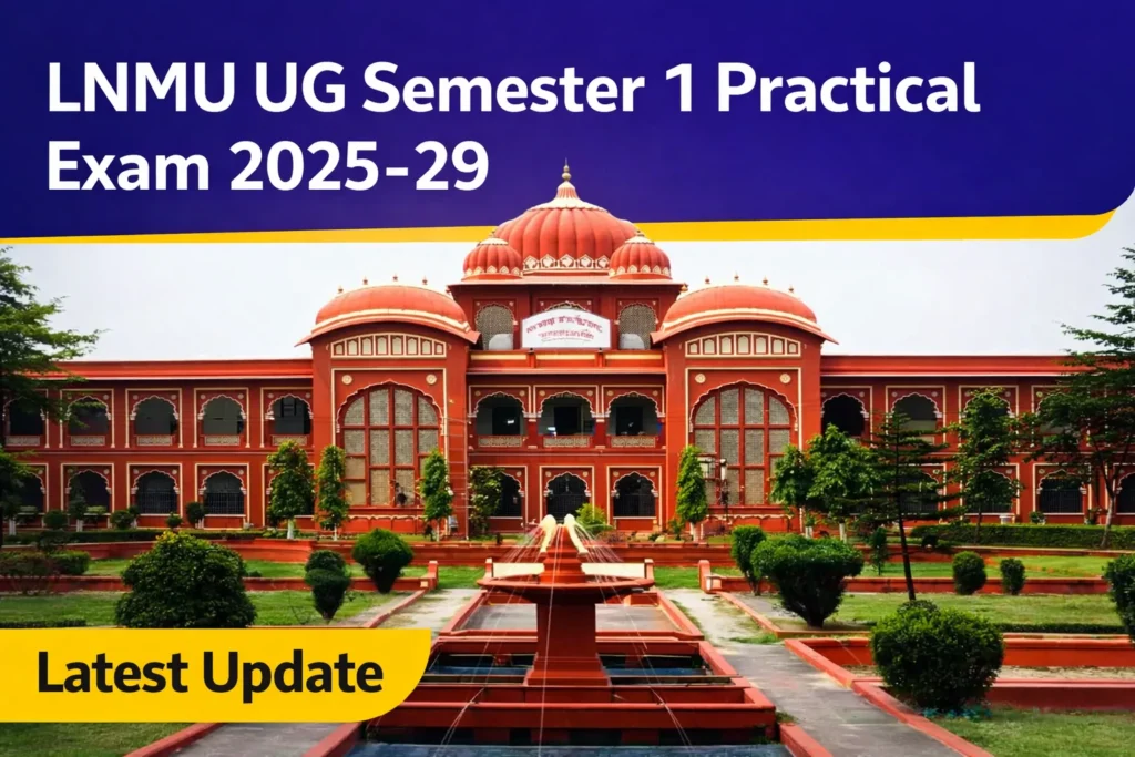 LNMU UG Semester 1 Practical Exam 2025-29