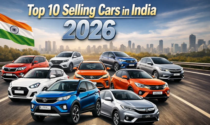 List of Top 10 Selling Cars in India 2026