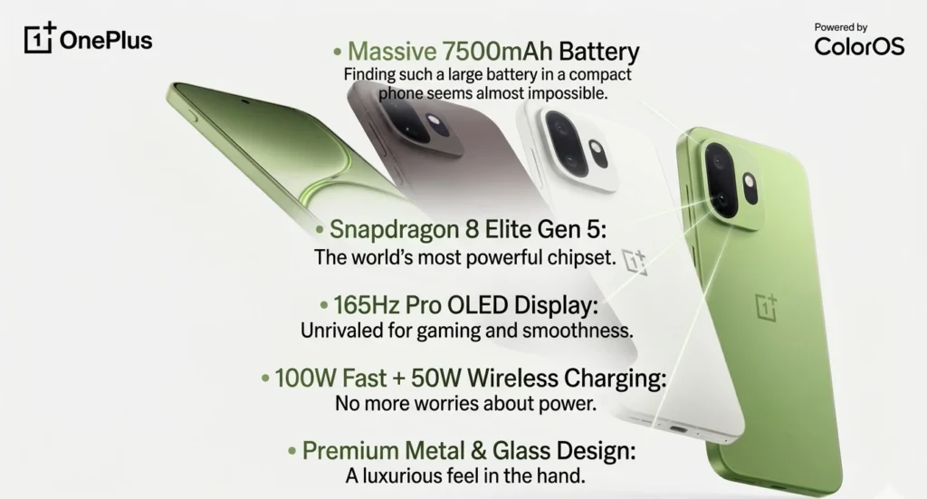 OnePlus 15T Key Features