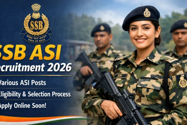 SSB ASI Recruitment 2026