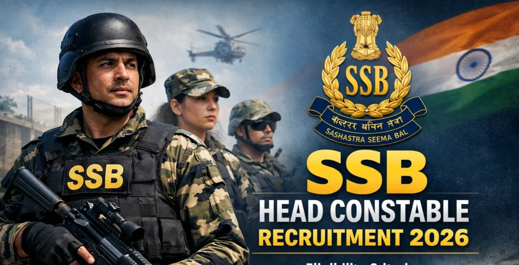 SSB Head Constable Recruitment 2026