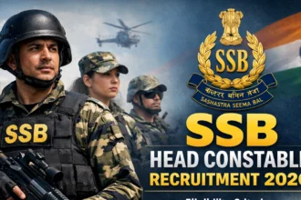 SSB Head Constable Recruitment 2026