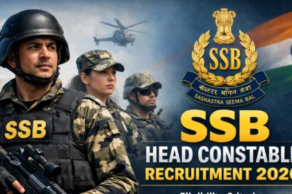 SSB Head Constable Recruitment 2026