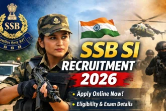 SSB SI Recruitment 2026