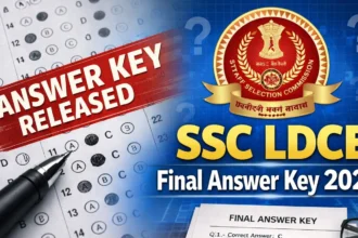 SSC LDCE Final Answer Key