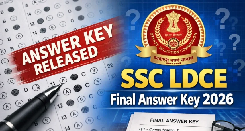 SSC LDCE Final Answer Key