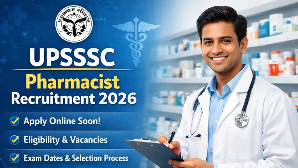 UPSSSC Pharmacist Recruitment 2026