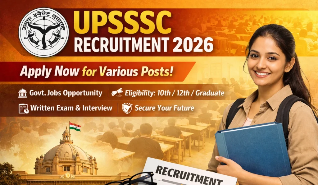 UPSSSC Recruitment 2026 