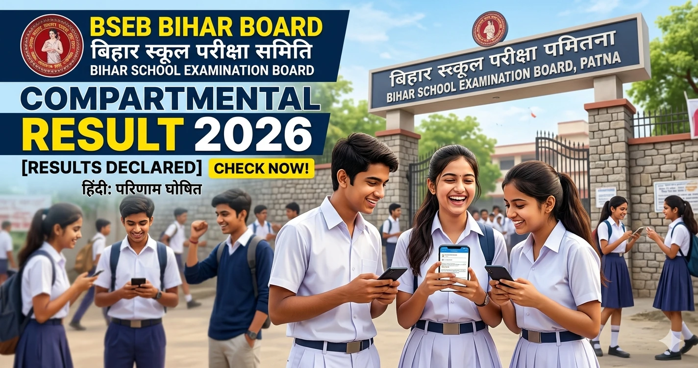 BSEB Bihar Board Compartmental Result 2026