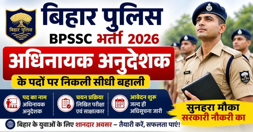 Bihar Police BPSSC Recruitment 2026