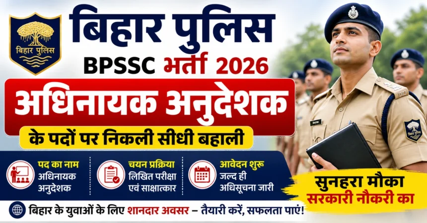 Bihar Police BPSSC Recruitment 2026