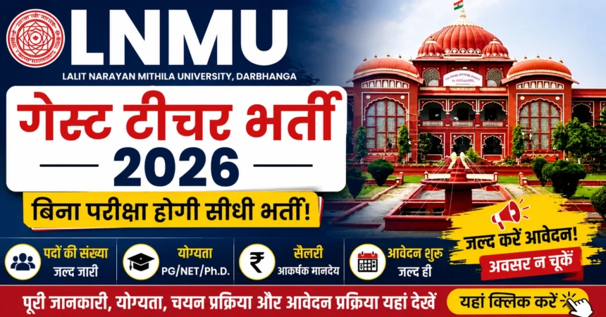 LNMU Guest Teacher Recruitment