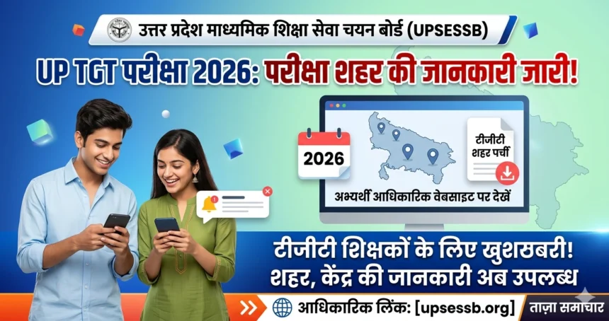 UP TGT Exam City 2026
