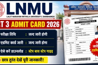 LNMU Part 3 Admit Card 2026
