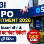 SBI PO Recruitment 2026